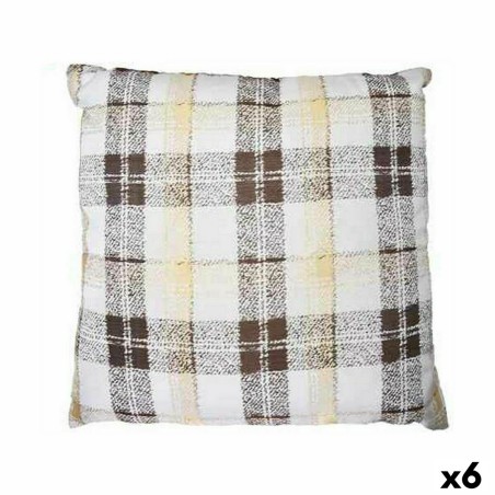 Coussin 60 x 60 cm Carreaux Marron (6 Unités): Plus de 300.000 produits de grandes marques en vente directe à prix usine sur cad