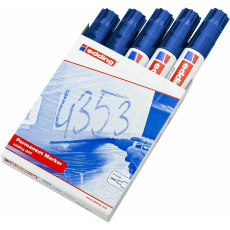 Marqueur permanent Edding 800 Bleu (5 Unités): Plus de 300.000 produits de grandes marques en vente directe à prix usine sur cad