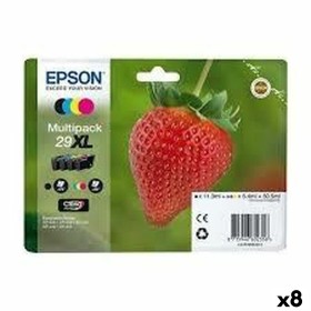 Cartouche d'encre originale Epson Nº 29 XL Noir/Cyan/Magenta/Jaune (8 Unités) (1 Unité): Plus de 300.000 produits de grandes ma