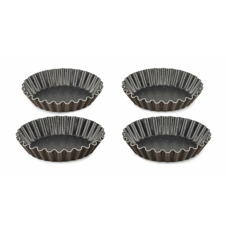 Moule à tartelettes Tefal J1608102 Marron Ø 11 cm 4 Unités: Plus de 300.000 produits de grandes marques en vente directe à prix 