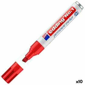 Marqueur permanent Edding Nº1 Rouge (10 Unités): Plus de 300.000 produits de grandes marques en vente directe à prix usine sur c