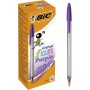 Ensemble de Stylos Bic Cristal Fun Pourpre 1,6 mm (18 Unités): Plus de 300.000 produits de grandes marques en vente directe à pr