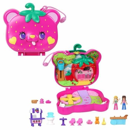 Playset Polly Pocket OURSON FRAISE: Plus de 300.000 produits de grandes marques en vente directe à prix usine sur cadeaufou.com.