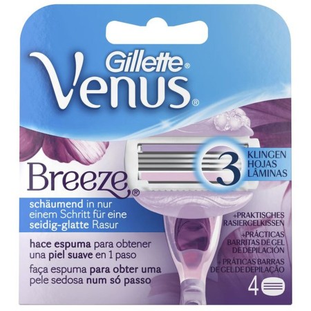Remplacement de Lame de Rasoir Gillette Venus Breeze 4 Unités: Plus de 300.000 produits de grandes marques en vente directe à pr