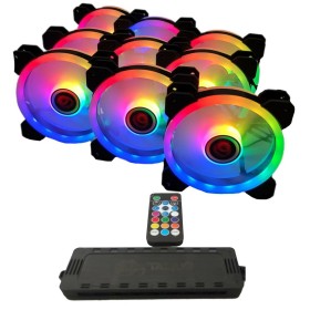 Contrôleur de ventilateur de boîte Talius IRIS SPECTRUM ARGB/CRONOS Ø 12 cm: Plus de 300.000 produits de grandes marques en vent