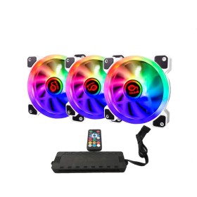 Ventillateur de cabine Talius IRIS SPECTRUM ARGB/CRONOS Ø 12 cm (3 Unités): Plus de 300.000 produits de grandes marques en vente
