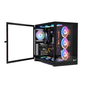 Boîtier ATX semi-tour Talius Zeus Noir: Plus de 300.000 produits de grandes marques en vente directe à prix usine sur cadeaufou.