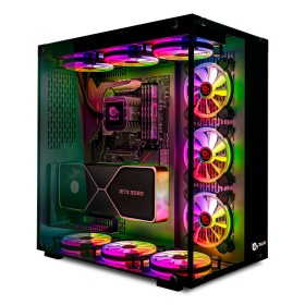 Boîtier ATX semi-tour Talius CRONOS Noir: Plus de 300.000 produits de grandes marques en vente directe à prix usine sur cadeaufo