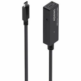 Câble USB-C vers USB-C Aisens A107-0869 5 m Noir Rallonge électrique: Plus de 300.000 produits de grandes marques en vente direc