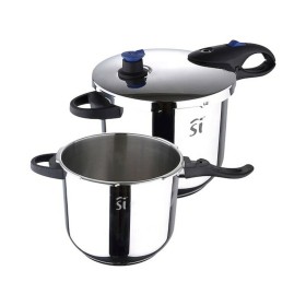 Ensemble de Marmites Express San Ignacio Acier inoxydable 4 L 5,5 L Ø 22 cm: Plus de 300.000 produits de grandes marques en vent