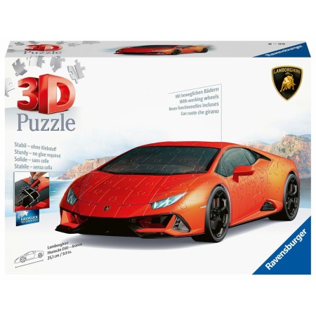 Puzzle 3D Ravensburger Lamborghini 25 cm Voiture 108 Pièces: Plus de 300.000 produits de grandes marques en vente directe à prix