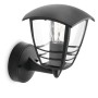 Applique Murale Philips My Garden Creek Noir Aluminium A 60 W E27: Plus de 300.000 produits de grandes marques en vente directe 