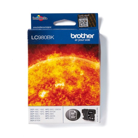 Cartouche d'encre originale Brother LC-980BK Noir (1 Unité): Plus de 300.000 produits de grandes marques en vente directe à prix