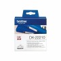 Papier Continu pour Imprimantes Brother DK22210 29 x 30,48 mm Blanc 29 mm: Plus de 300.000 produits de grandes marques en vente 