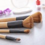 Ensemble de Pinceaux de Maquillage en Bois avec Trousse Miset InnovaGoods 5 Unités: Plus de 300.000 produits de grandes marques 