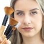 Ensemble de Pinceaux de Maquillage en Bois avec Trousse Miset InnovaGoods 5 Unités: Plus de 300.000 produits de grandes marques 