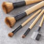 Ensemble de Pinceaux de Maquillage en Bois avec Trousse Miset InnovaGoods 5 Unités: Plus de 300.000 produits de grandes marques 