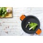 Casserole BRA A270545 Noir Gris Noir/Orange (45 cm) (Reconditionné A): Plus de 300.000 produits de grandes marques en vente dire