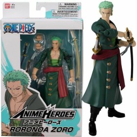 Personnage articulé One Piece Anime Heroes - Roronoa Zoro 17 cm: Plus de 300.000 produits de grandes marques en vente directe à 