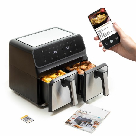 Friteuse à Air InnovaGoods Noir 3400 W 8 L Acier inoxydable (Reconditionné A): Plus de 300.000 produits de grandes marques en 