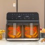 Friteuse à Air InnovaGoods Noir 3400 W 8 L Acier inoxydable (Reconditionné A): Plus de 300.000 produits de grandes marques en 