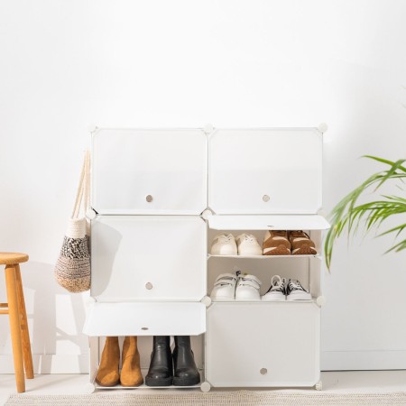 Rangement Modulaire Portable pour Chaussures InnovaGoods Blanc: Plus de 300.000 produits de grandes marques en vente directe à p