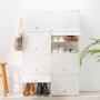 Rangement Modulaire Portable pour Chaussures InnovaGoods Blanc: Plus de 300.000 produits de grandes marques en vente directe à p