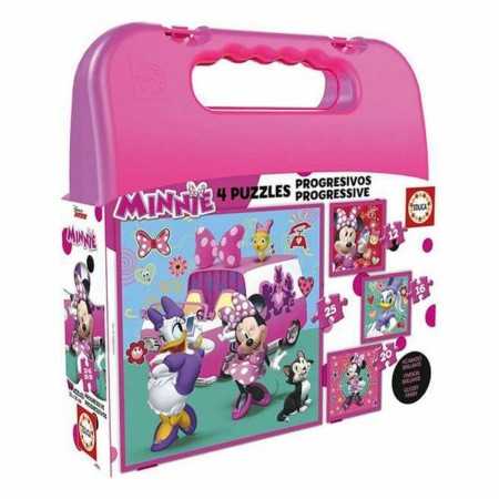 Set de 4 Puzzles Educa Minnie & The Happy Helpers: Plus de 300.000 produits de grandes marques en vente directe à prix usine sur