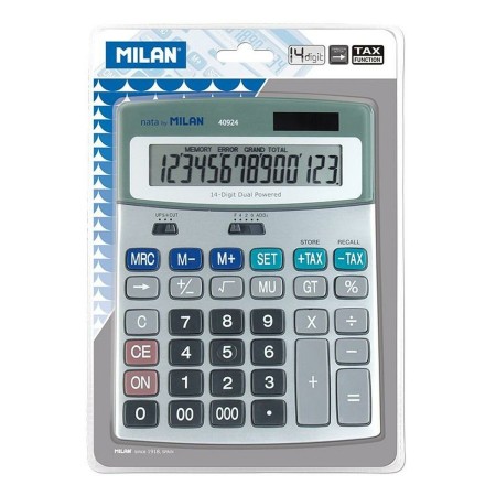 Calculatrice Milan Blanc Argenté Métal 18,5 x 14 x 2 cm: Plus de 300.000 produits de grandes marques en vente directe à prix usi