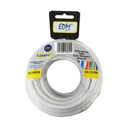 Câble EDM 28131 Blanc 3 x 1 mm 5 m: Plus de 300.000 produits de grandes marques en vente directe à prix usine sur cadeaufou.com.