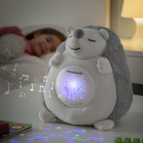 Hérisson en Peluche avec Bruit Blanc et Veilleuse Spikey InnovaGoods: Plus de 300.000 produits de grandes marques en vente direc