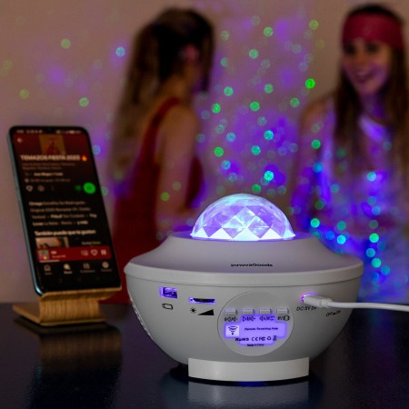 Projecteur d'Étoiles LED avec Haut-parleur Sedlay InnovaGoods: Plus de 300.000 produits de grandes marques en vente directe à pr