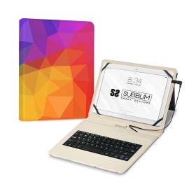 Housse pour Tablette et Clavier Subblim SUBKT1-USB053 Multicouleur Espagnol Qwerty: Plus de 300.000 produits de grandes marques 
