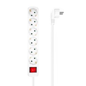Multiprise 6 Prises avec Interrupteur Aisens Blanc (1,4 m): Plus de 300.000 produits de grandes marques en vente directe à prix 