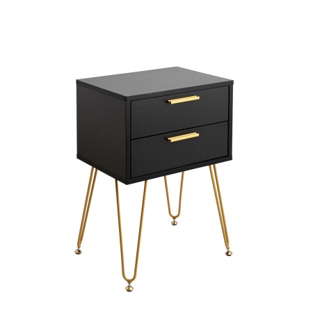 Table de Nuit Vinthera Moa Noir Plastique 40 x 30 x 60 cm: Plus de 300.000 produits de grandes marques en vente directe à prix u