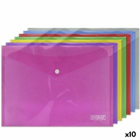 Porte-documents Ingraf Plastique Multicouleur Broche A4 (10 Unités): Plus de 300.000 produits de grandes marques en vente direct