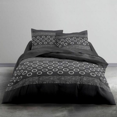 Jeu de draps TODAY Cercles Gris foncé Lit double 240 x 260 cm: Plus de 300.000 produits de grandes marques en vente directe à pr