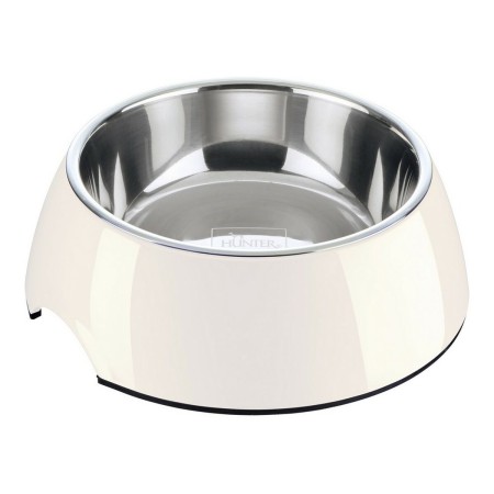 Mangeoire pour chiens Hunter Mélamine Acier inoxydable Blanc 350 ml (18,5 x 18,5 x 9,5 cm): Plus de 300.000 produits de grandes 