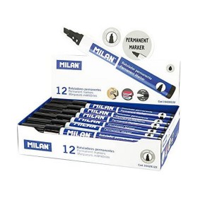 Marqueur permanent Milan 12 Unités Noir PVC: Plus de 300.000 produits de grandes marques en vente directe à prix usine sur cadea