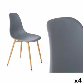 Chaise GiftDecor PC-071T Gris 4 Unités: Plus de 300.000 produits de grandes marques en vente directe à prix usine sur cadeaufou.