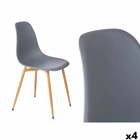 Chaise GiftDecor PC-071T Gris 4 Unités: Plus de 300.000 produits de grandes marques en vente directe à prix usine sur cadeaufou.