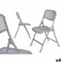 Chaise Pliante GiftDecor ZJ-Y59GR Gris 59 x 50 x 82 cm 108 x 13,5 x 50 cm (4 Unités): Plus de 300.000 produits de grandes marque