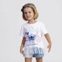 T shirt à manches courtes Enfant Stitch Blanc: Plus de 300.000 produits de grandes marques en vente directe à prix usine sur cad