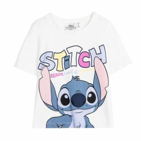 T shirt à manches courtes Enfant Stitch Blanc: Plus de 300.000 produits de grandes marques en vente directe à prix usine sur cad