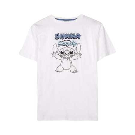 T-shirt à manches courtes homme Stitch Blanc: Plus de 300.000 produits de grandes marques en vente directe à prix usine sur cade