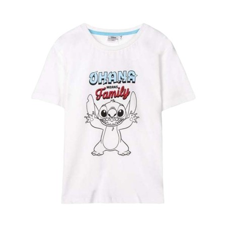 T-shirt à manches courtes enfant Stitch Blanc: Plus de 300.000 produits de grandes marques en vente directe à prix usine sur cad
