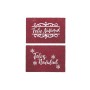 Paillasson DKD Home Decor Blanc Rouge PVC Fibres de coco 60 x 40 x 1,5 cm (2 Unités): Plus de 300.000 produits de grandes marque