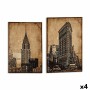 Toile New York 90 x 3 x 60 cm (4 Unités): Plus de 300.000 produits de grandes marques en vente directe à prix usine sur cadeaufo