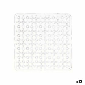 Tapis Antidérapant Kinvara 29100273 Transparent Plastique 28 x 0,1 x 28 cm Évier (12 Unités): Plus de 300.000 produits de grande