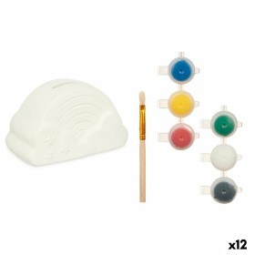 Tirelire à peindre Pincello BS2660 Blanc 13,9 x 8,4 x 9,6 cm Arc-en-ciel (12 Unités): Plus de 300.000 produits de grandes marque